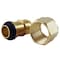 Apollo 3/4 in. Brass PEX-A Expansion Barb x 3/4 in. FNPT Female Swivel Adapter EPXFA34S - alternate 4